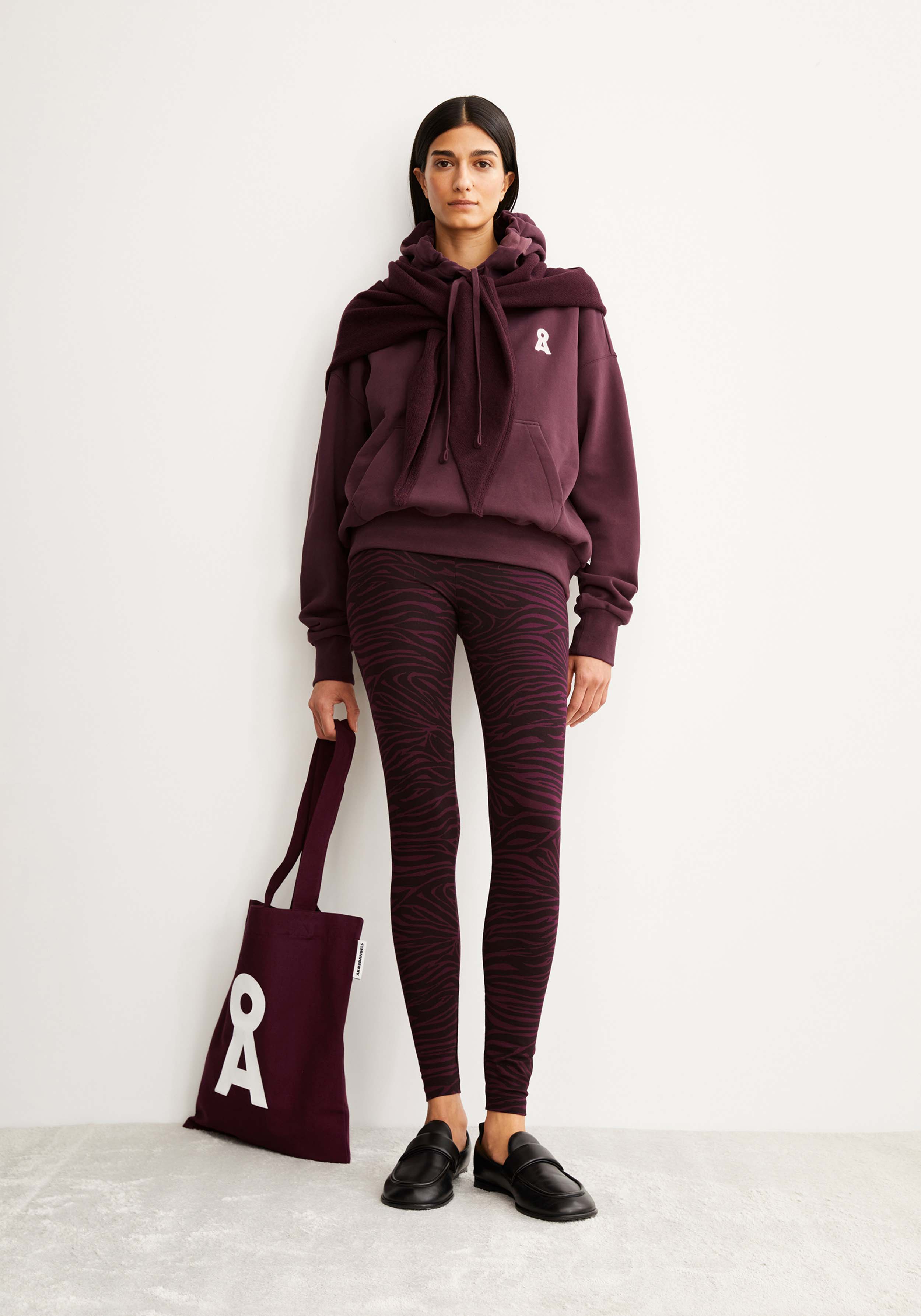 Armedangels Sweathoodie Iconic Å Francisaraa Dark Cranberry