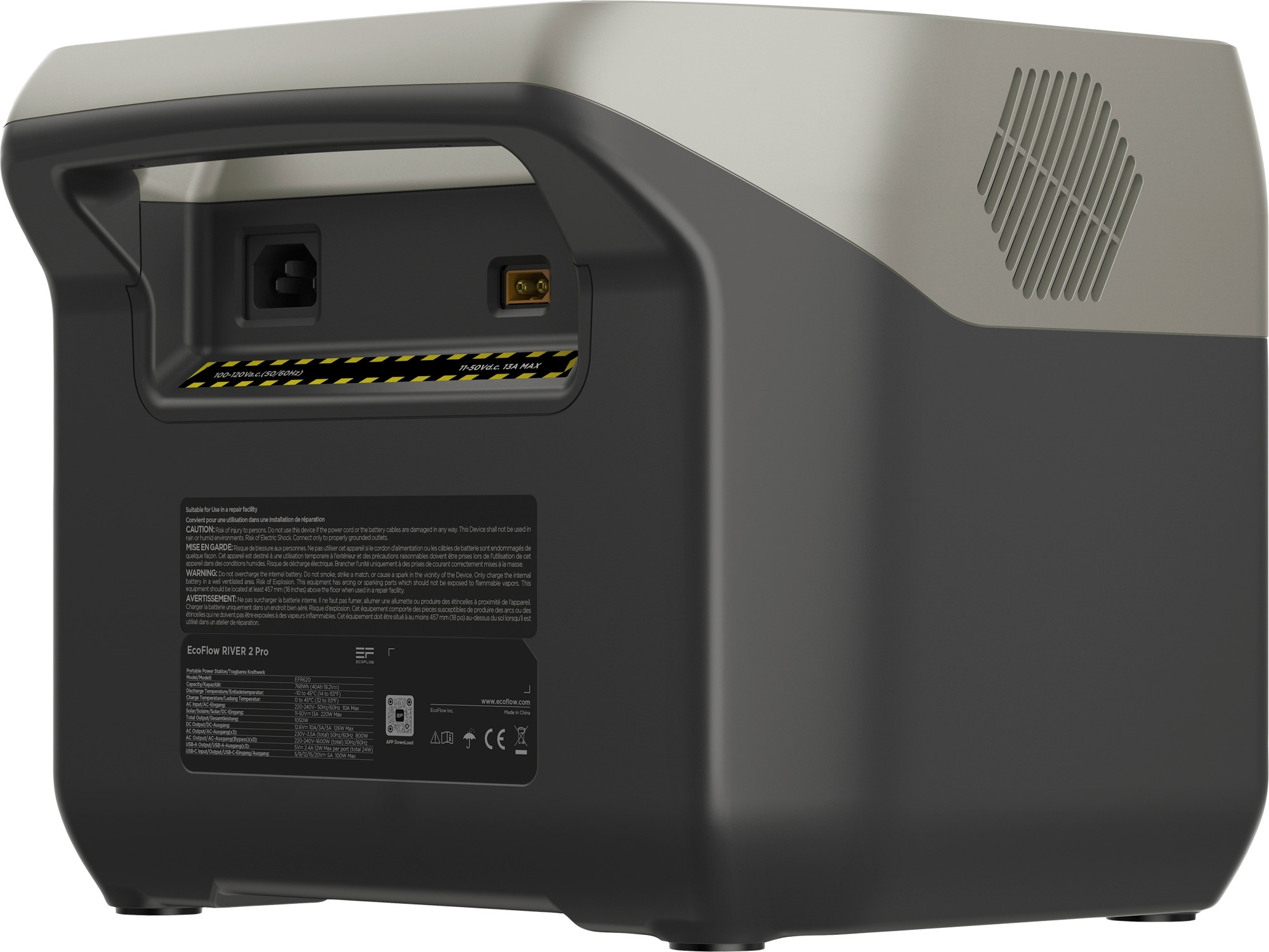 EcoFlow River 2 Pro Tragbare Powerstation 768 Wh 800 W