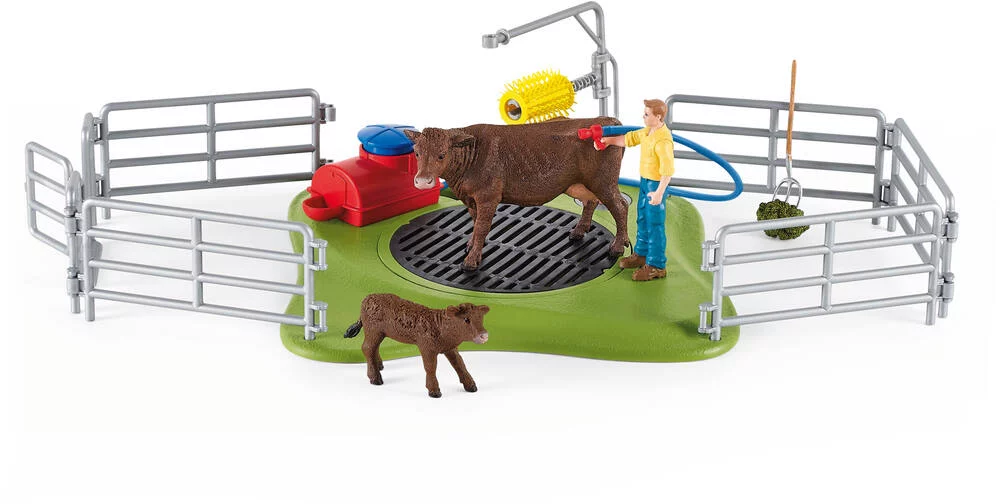 STATION DE LAVAGE POUR VACHE