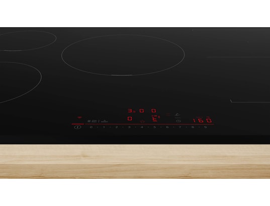 BOSCH - Plaque induction PVW831HC1E, Série 6, 5 foyers, Combizone,