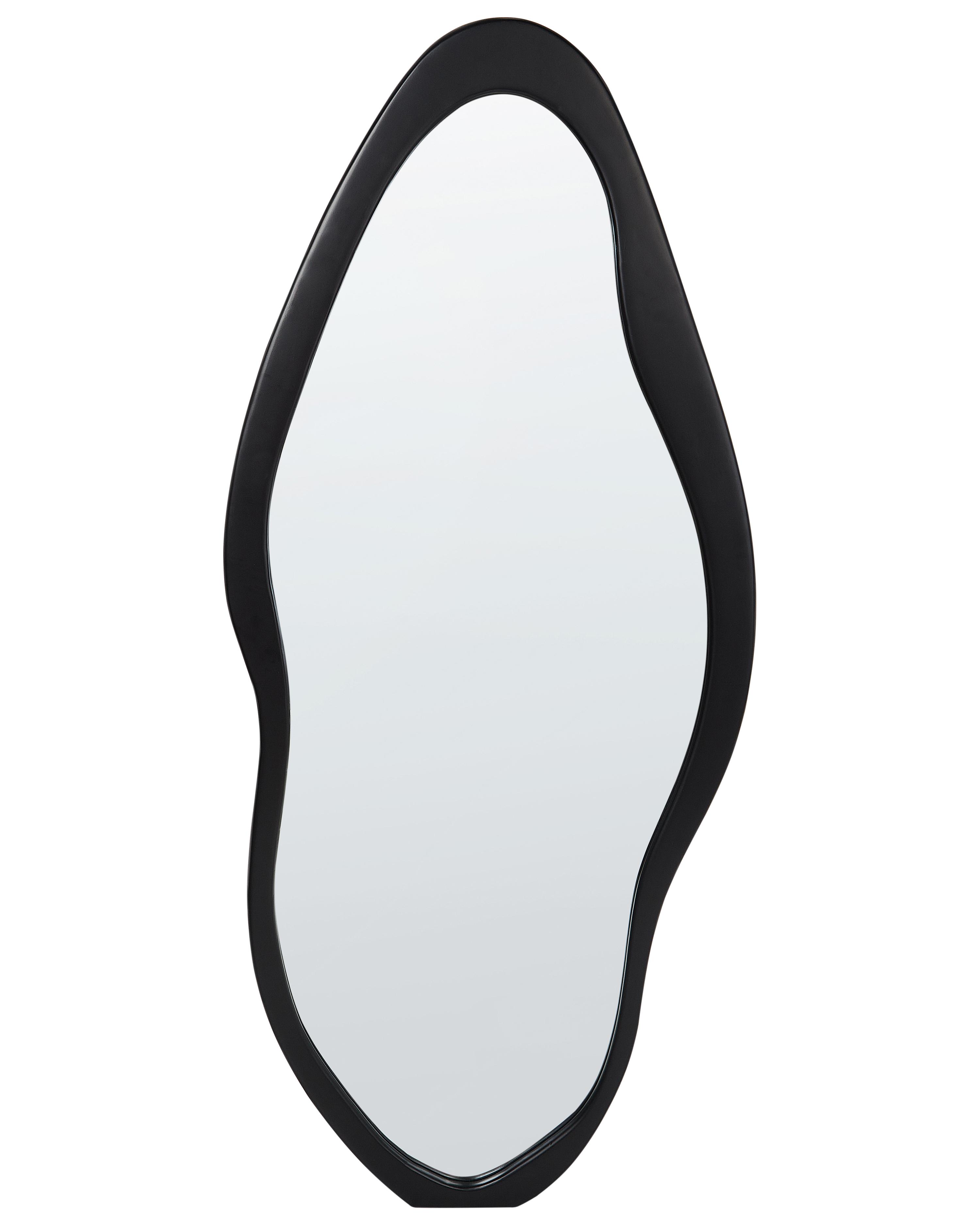Wandspiegel BLET 80 cm 180 cm Paulowniahout Zwart