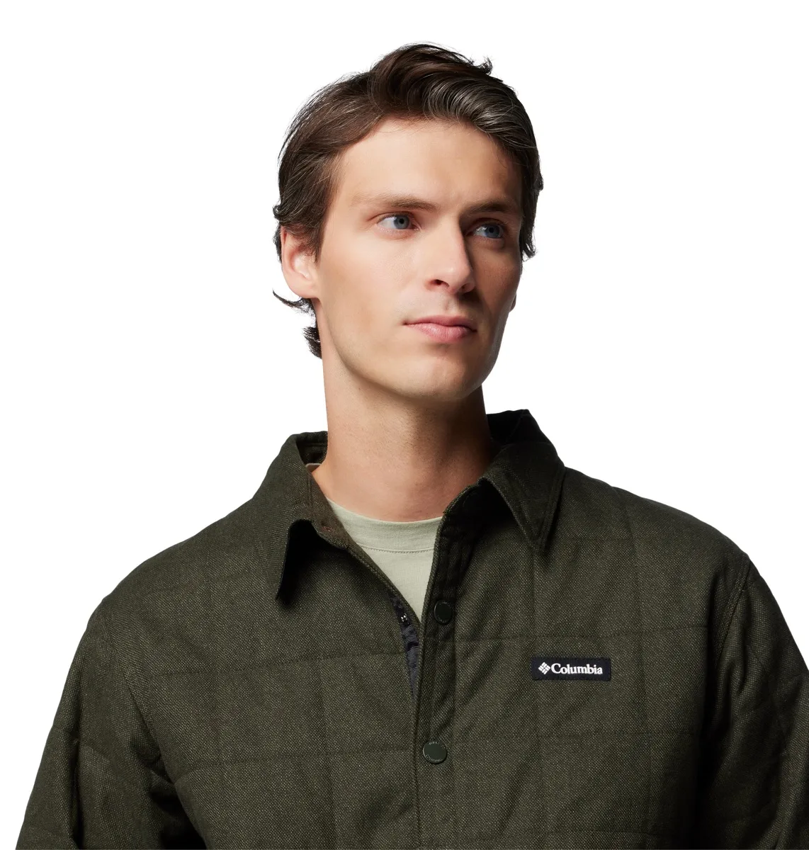 Columbia Landroamer Quilted Shirt Jacket Greenscape