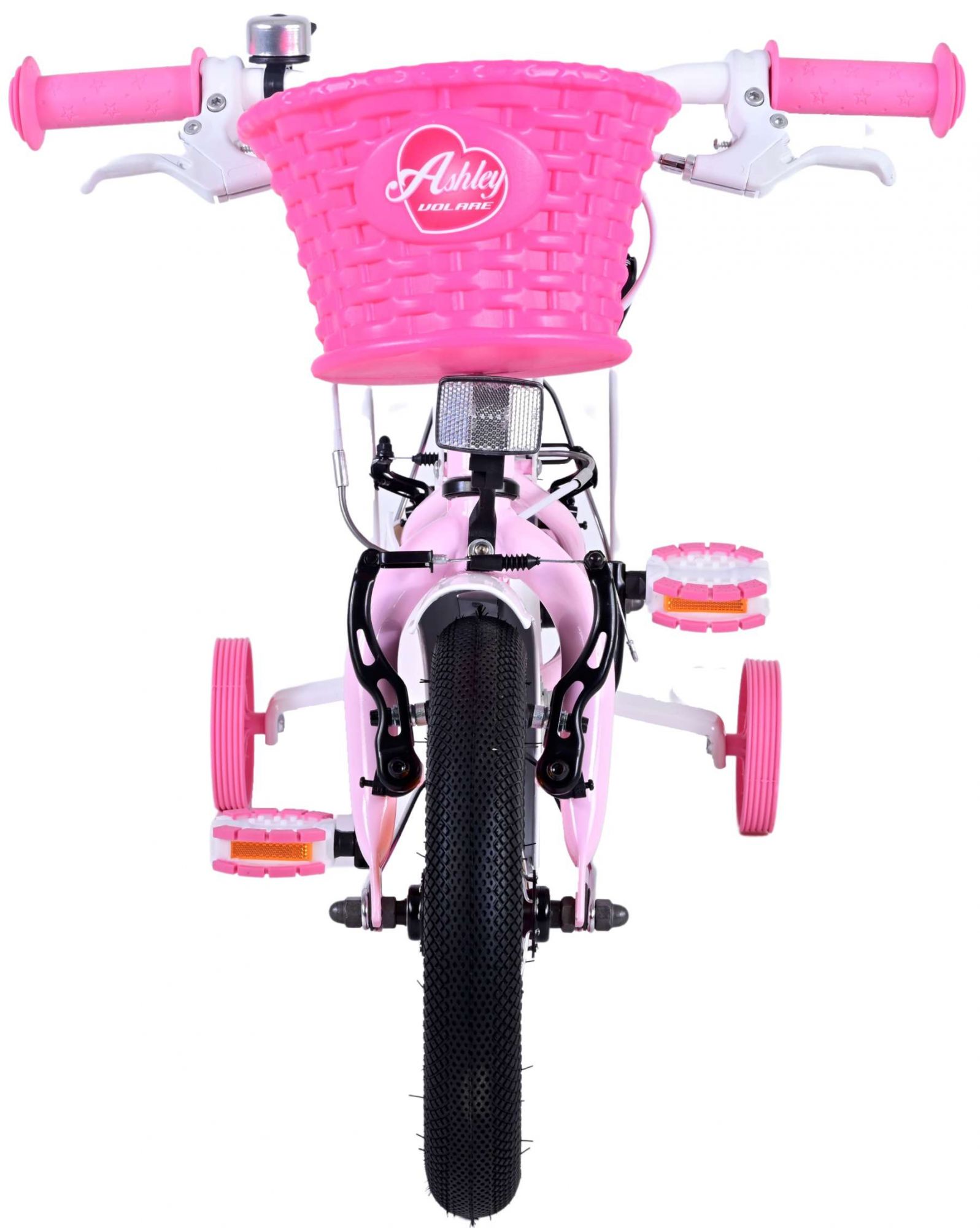 TPFSports Ashley Kinderfahrrad - Mädchen - 12 Zoll - Rücktritt + Handbremse - Weiß