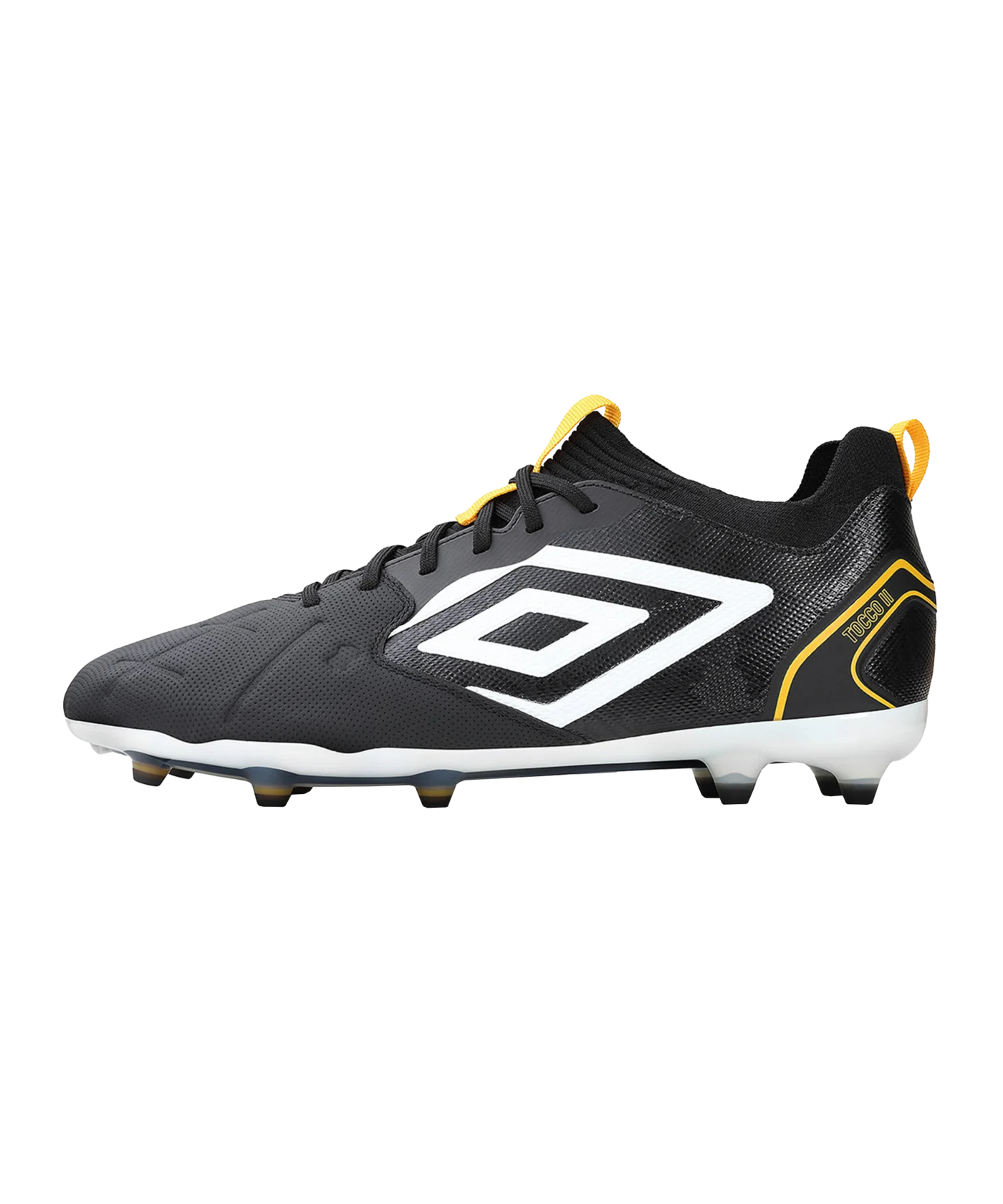 Umbro Tocco II Pro FG Schwarz Weiss Gelb F7EW