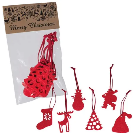 Macma Filzanhänger für Weihnachten, 6 Stück