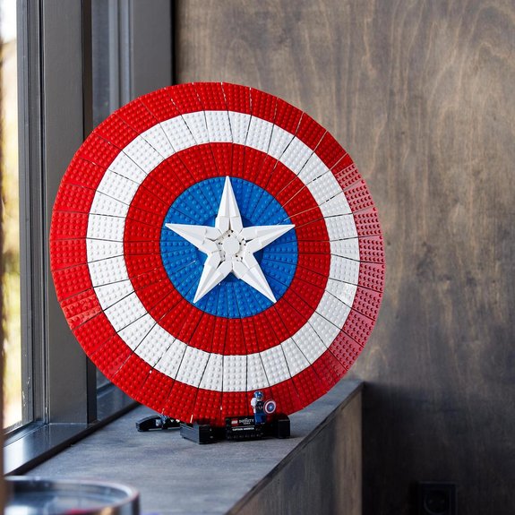 Le bouclier de Captain America Lego Marvel 76262