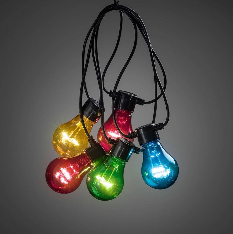Konstsmide - Feestverlichting - 10 Meter - Multicolor - Kunststof - 80 LED