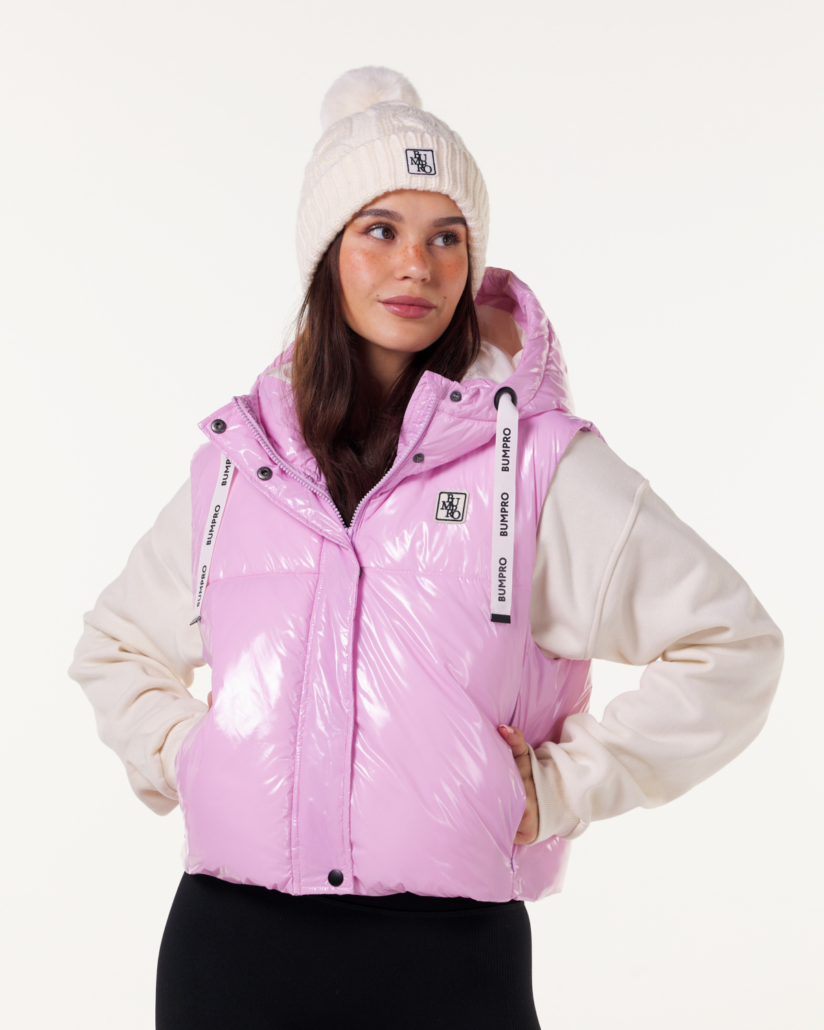 Bumpro Vivid Glow Vest Lilac Snow