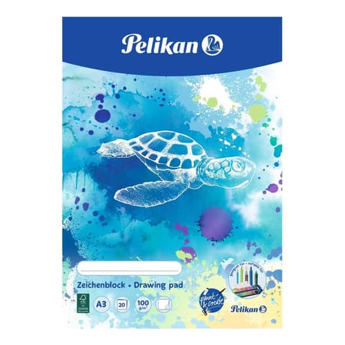 Pelikan Zeichenblock DIN A3 20 Blatt