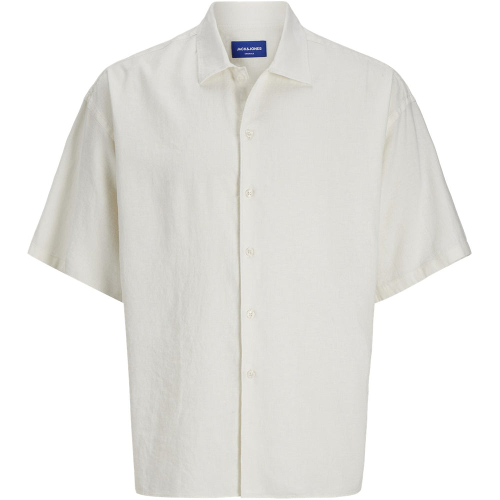 Køb Jack & Jones Junior Antique White Jorparos Oversized Skjorte Ss Jnr