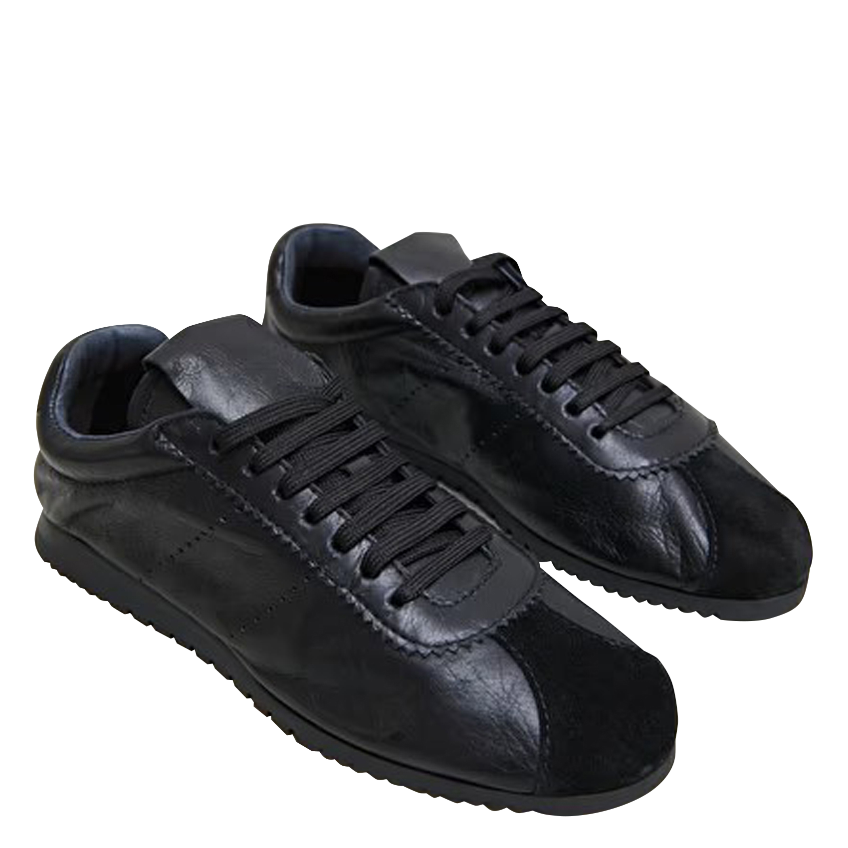 DABON - Baskets basses en cuir | Noir