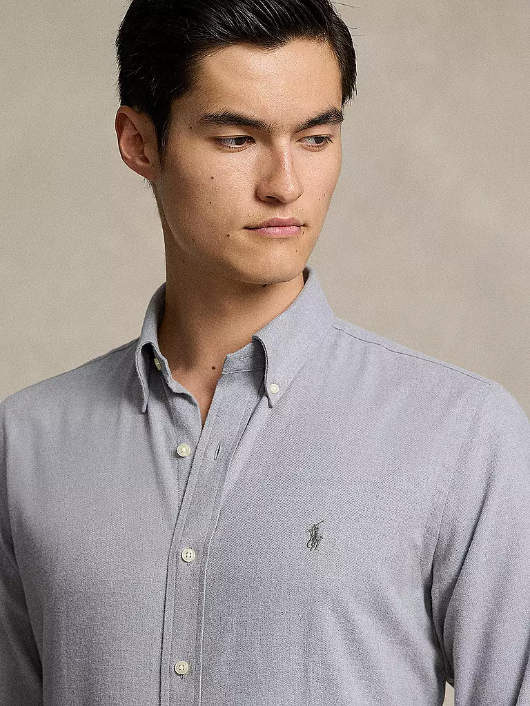 POLO RALPH LAUREN Flanellhemd hellgrau