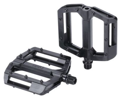 Pédales BBB plateforme Enigma Mat Noir