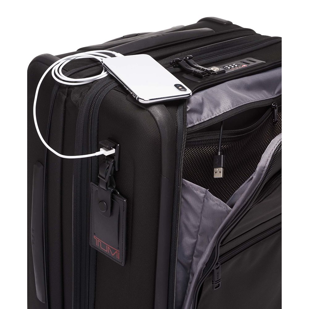 Tumi Alpha Continental Expandable 4 Wheeled Carry-On black