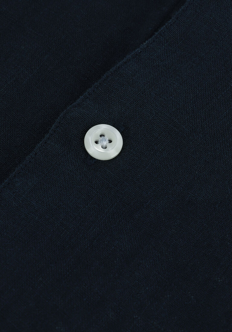 THE GOODPEOPLE donkerblauwe the goodpeople casual overhemd soho