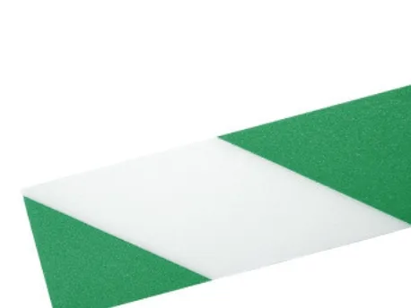 Advarselstape Duraline Strong 50mm x 30m 0,7mm grøn/hvid - (30 meter pr. rulle)