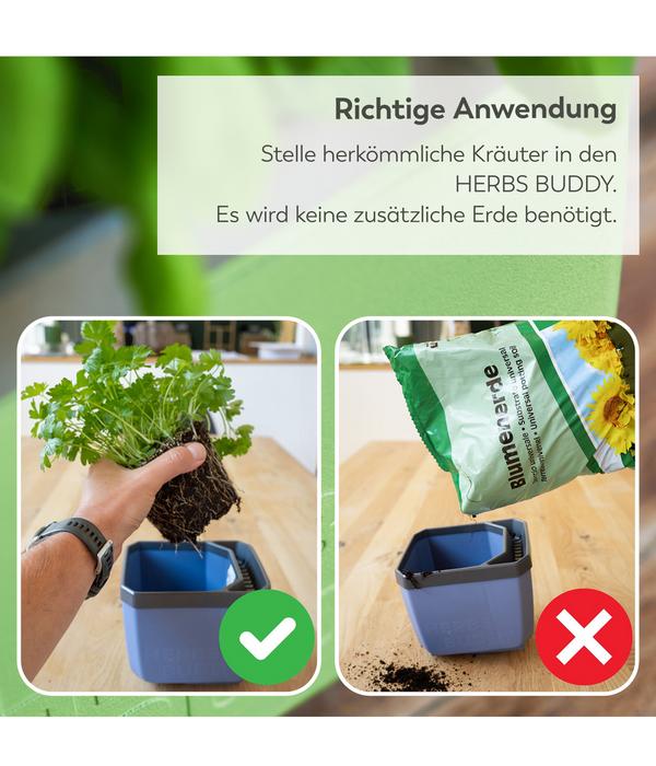 Gusta Garden Kräutertopf Herbs Buddy, ca.