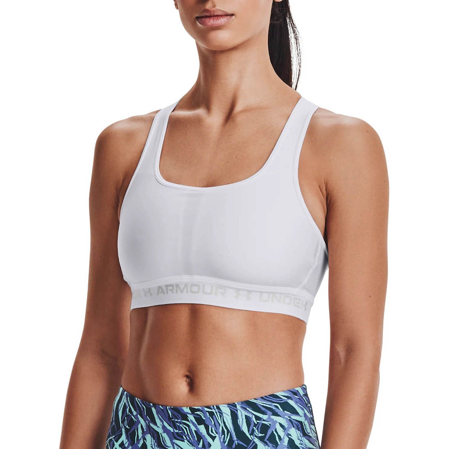 Under Armour  Mid Crossback Sports Bra