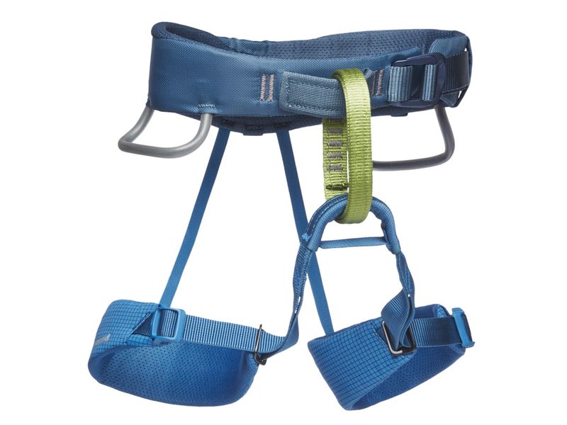 Black Diamond Klettergurt Momentum Harness (K), Kingfisher Kinderklettergurt für junge Kletterstars