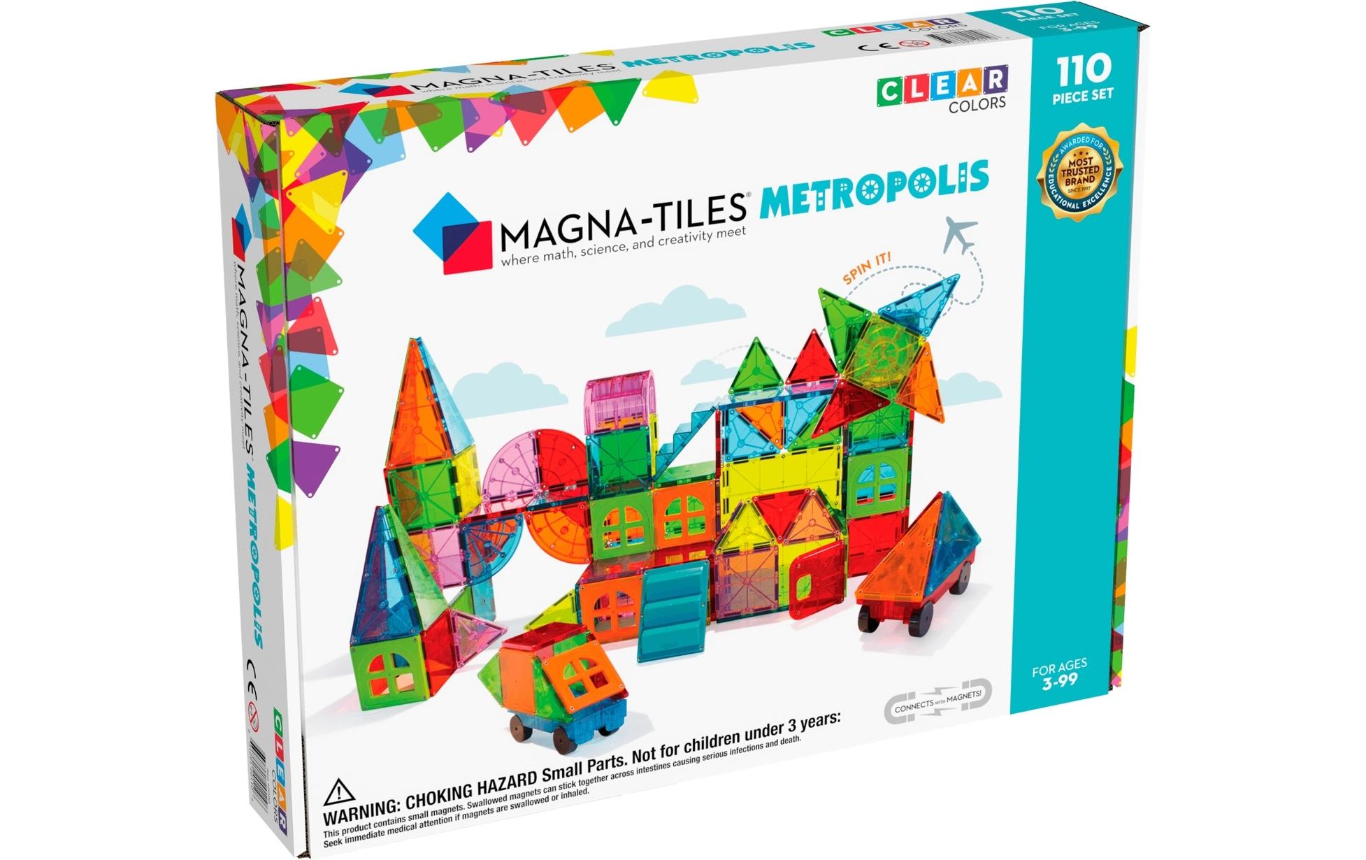 Bausteinmodell Metropolis Set<br>Magnetteile Metropol-Set 110-teilig