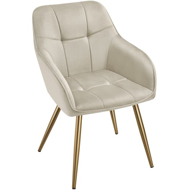 Stol Marilyn, velour, quiltet