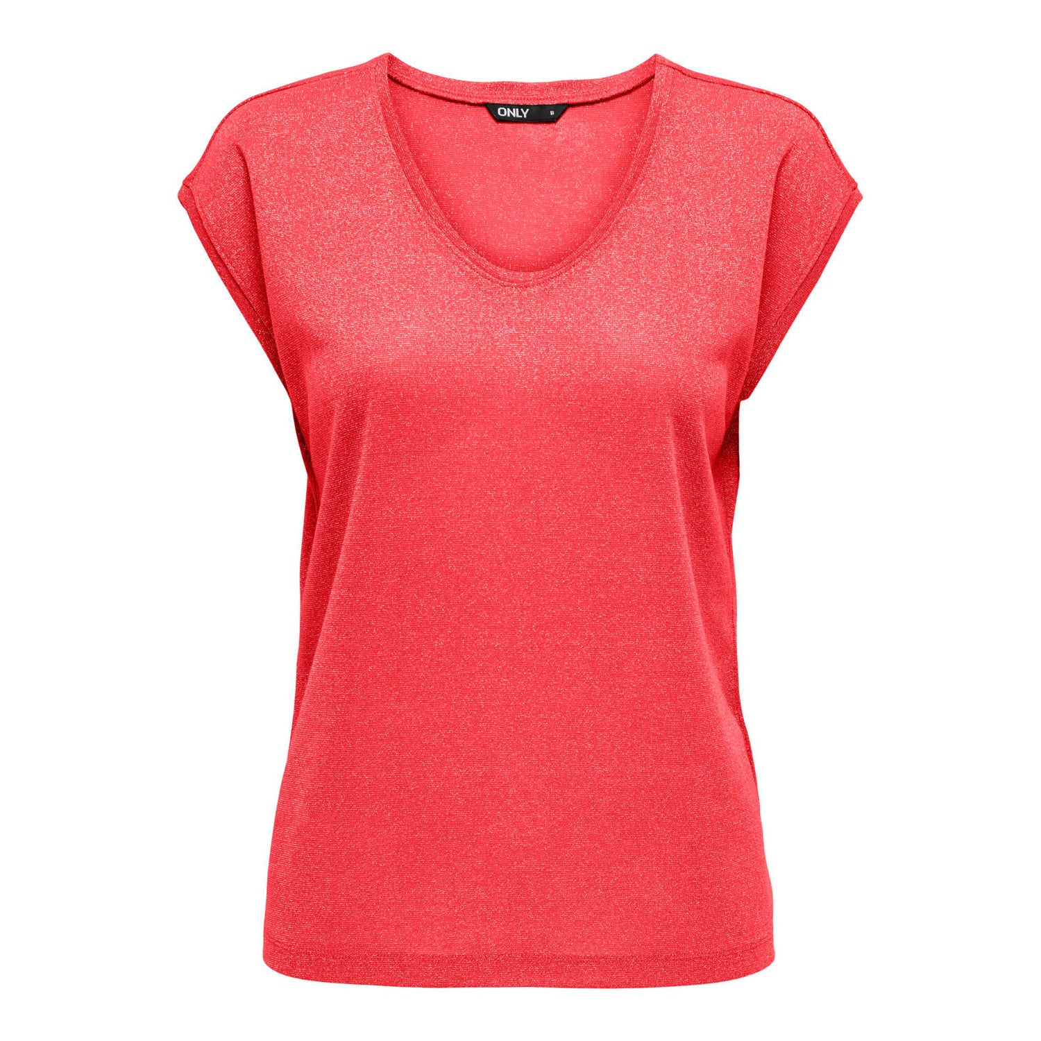 ONLY  Silvery Lurex Top