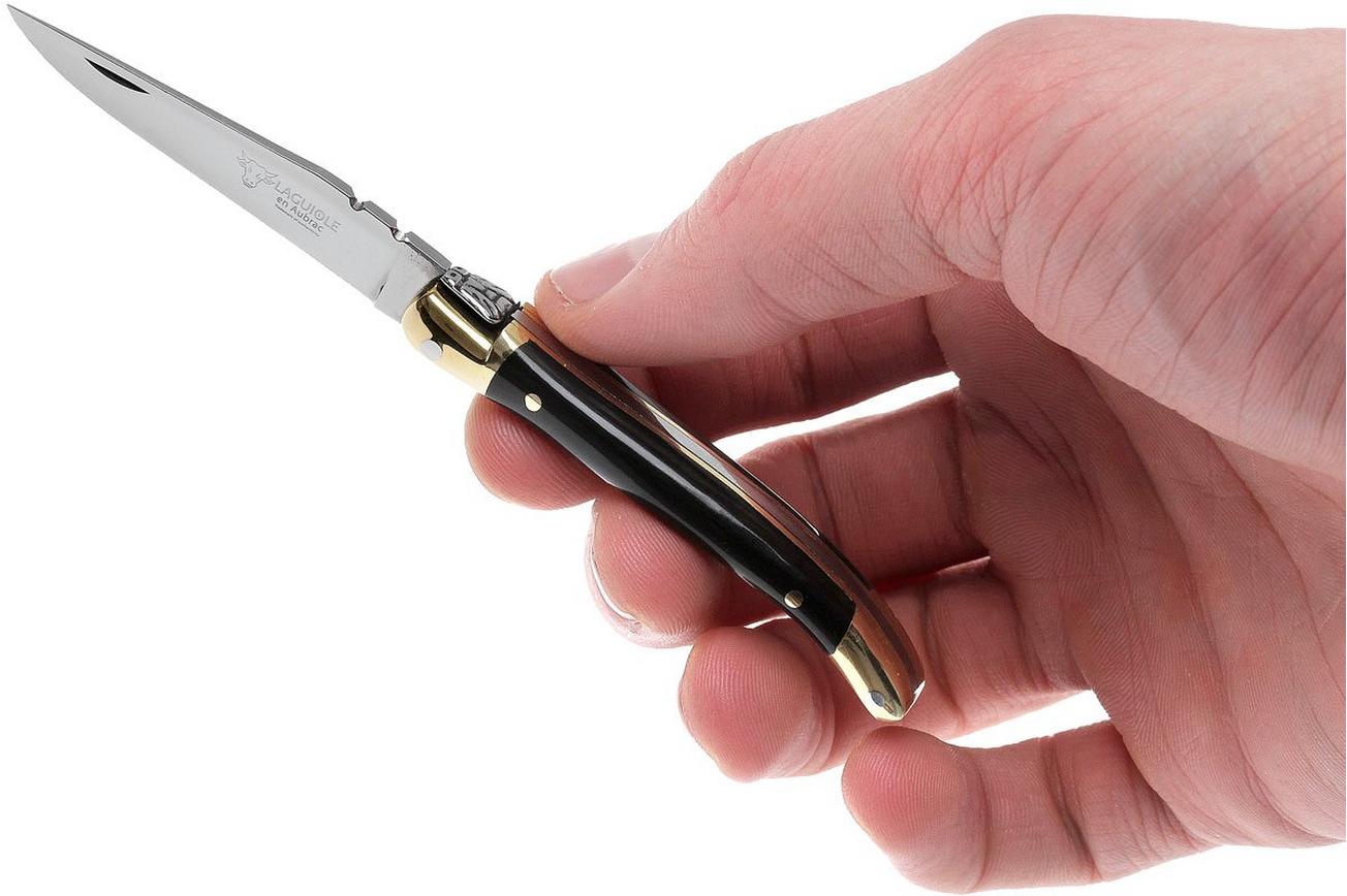 Laguiole en Aubrac minizakmesje, buffelhoorn L0207BUL