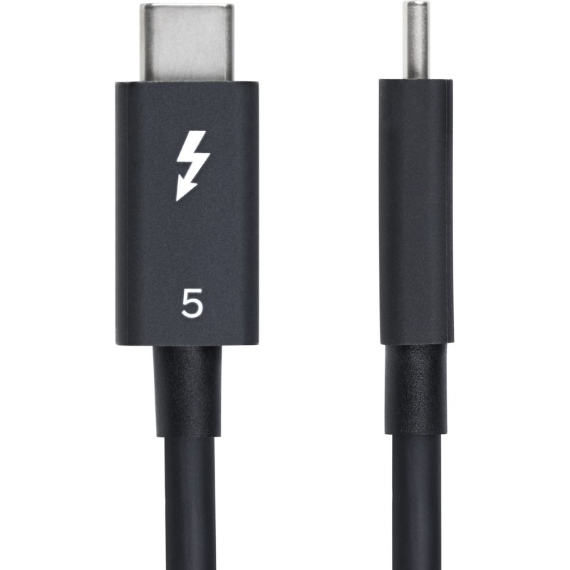 StarTech.com Câble Thunderbolt 5 de 80cm, 80Gbps/Jusqu'à 120Gbps, 240W PD, 8K 60Hz, Câble Thunderbolt Certifié, Compatible avec Thunderbolt 4/USB4/USB-C