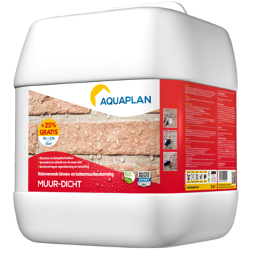 Aquaplan Muur-Dicht coating 10 liter   25% gratis