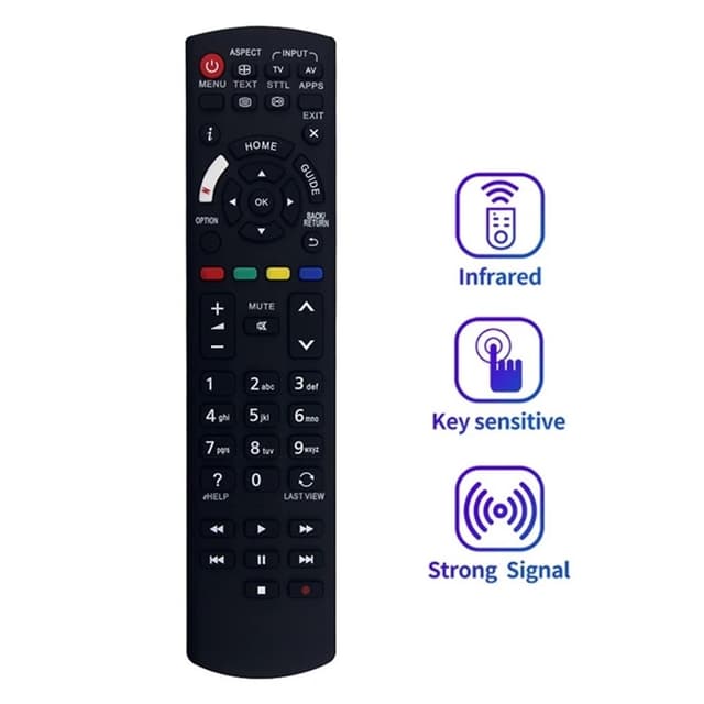 Udskiftning af fjernbetjening til N2QAYB001109 til Panasonic TV