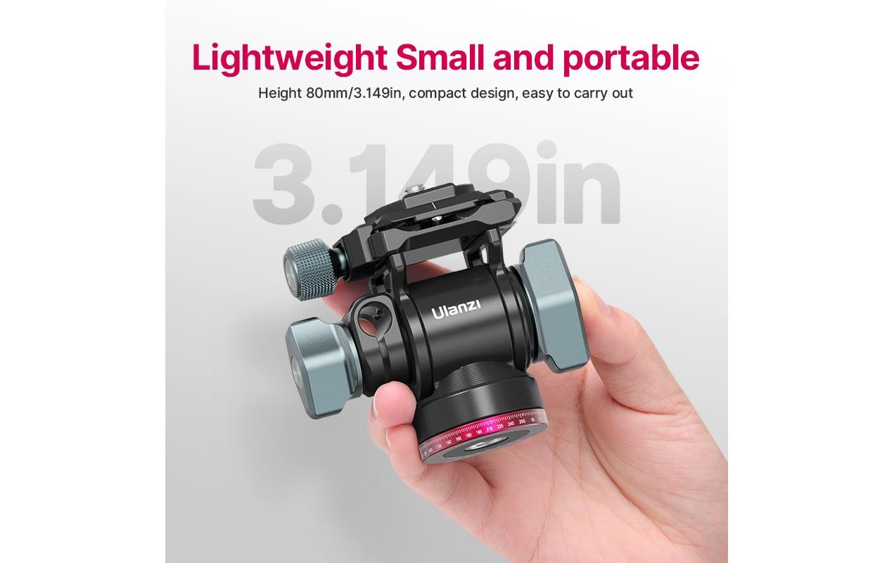 Stativkopf U-190 Mini FluidVielseitiger Mini-Fluidkopf
