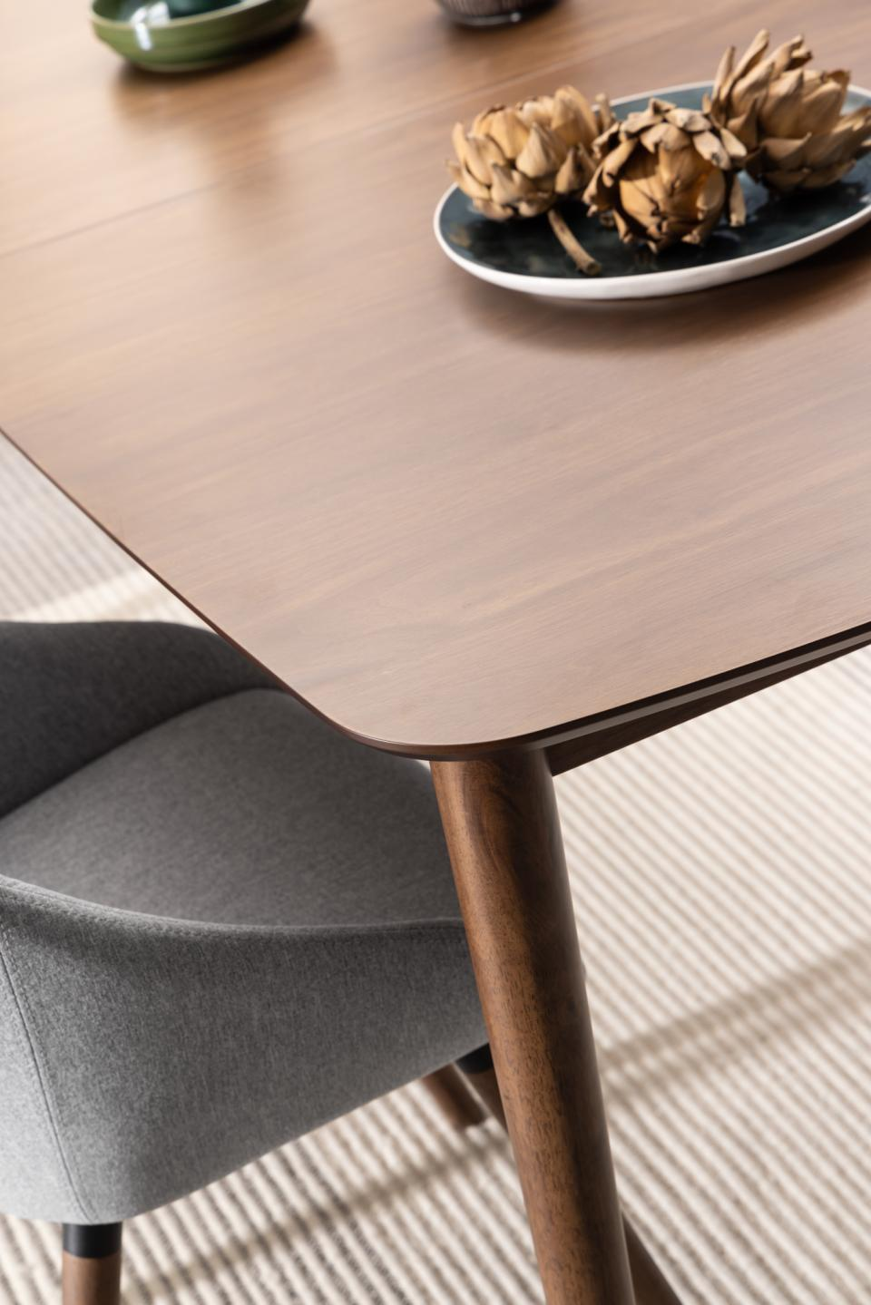 Kristiansand Eetkamertafel - 220 x 90 cm - Walnoot