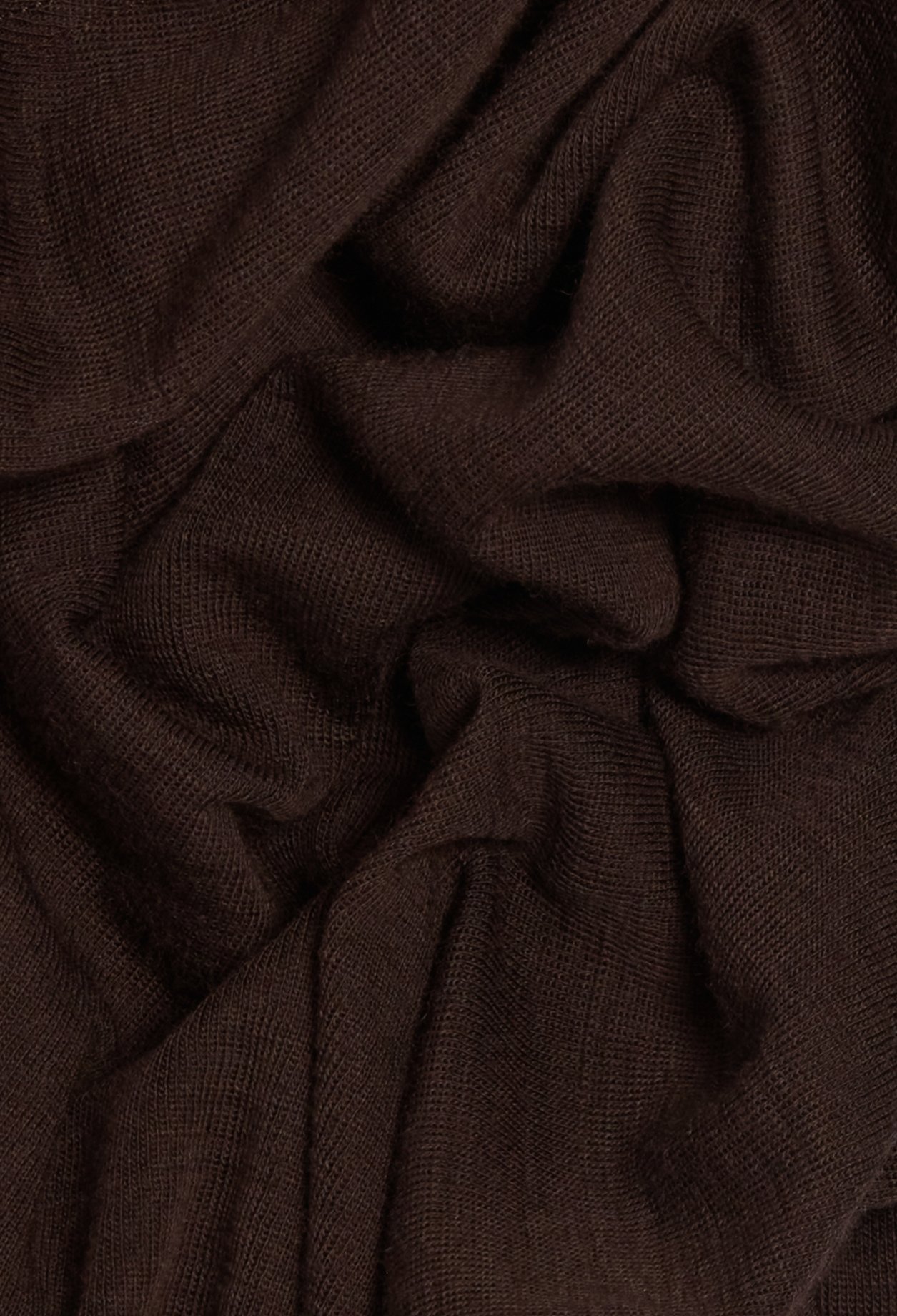 T-shirt laine chocolat