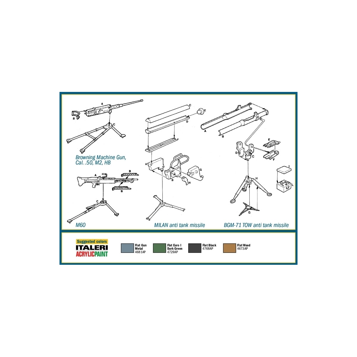 ITALERI 1:35 - Modern Light Weapons Set