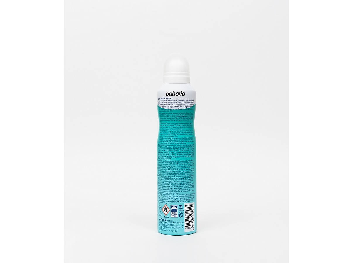 DESODORIZANTE SPRAY ZERO BABARIA 200 ML.