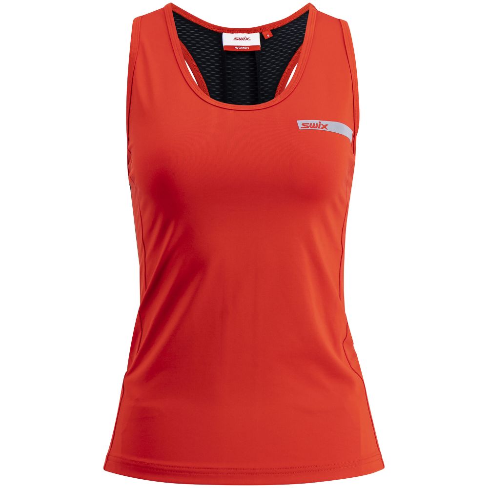 Swix Roadline Singlet Womens Fiery Red