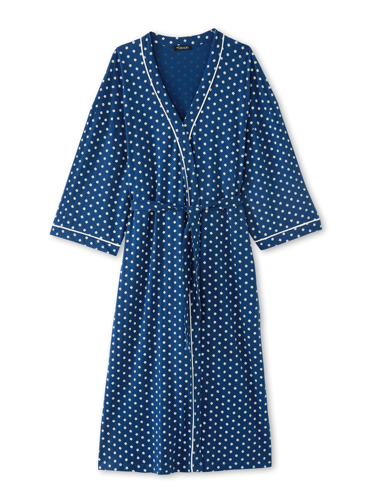 Peignoir kimono maille jersey pur coton