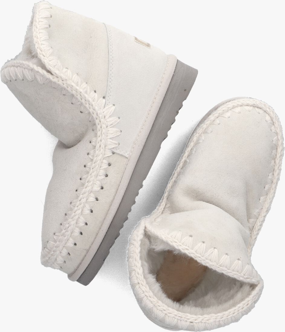 MOU zilveren mou vachtlaarzen eskimo 18 glitter logo