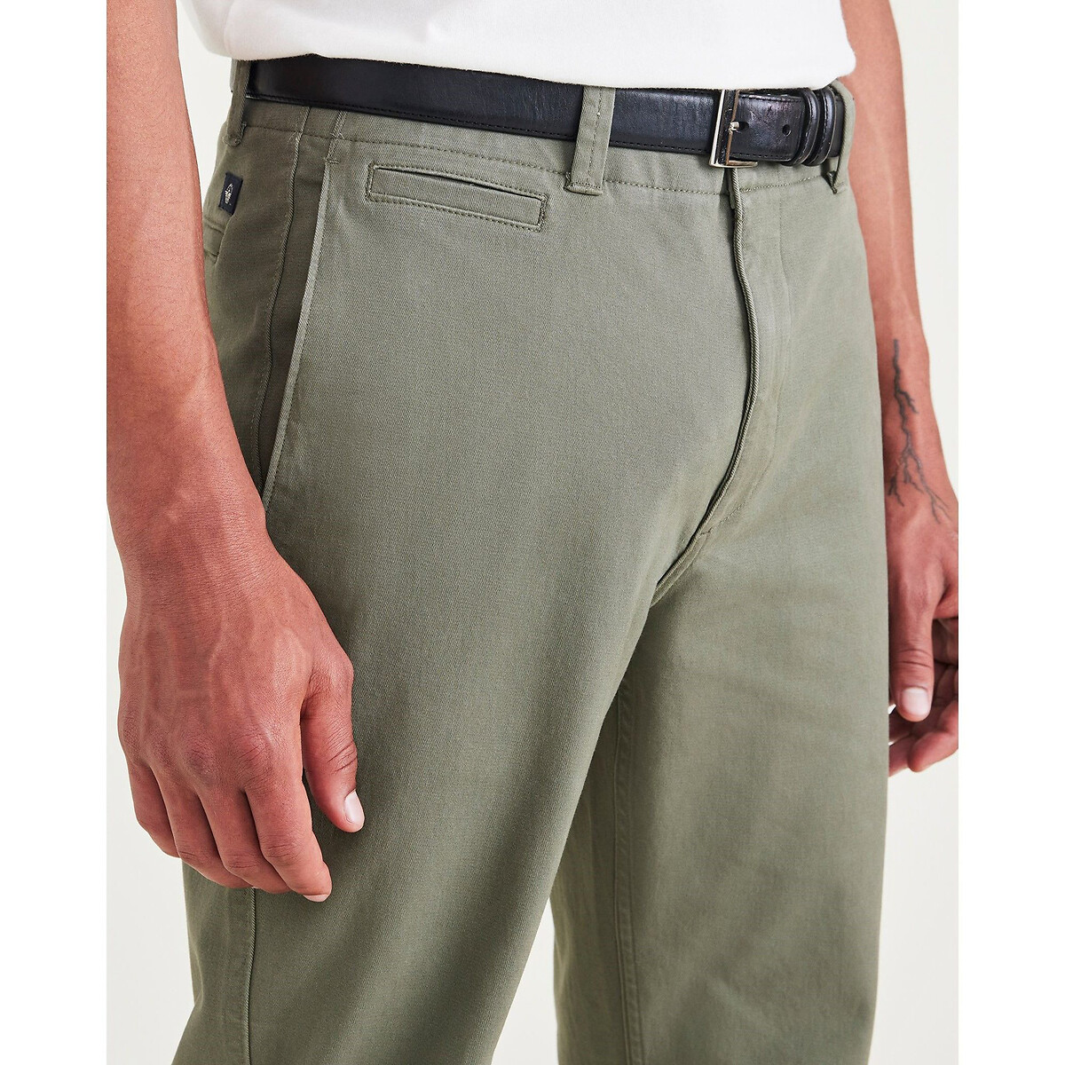 Calças Slim Cáqui California da DOCKERS