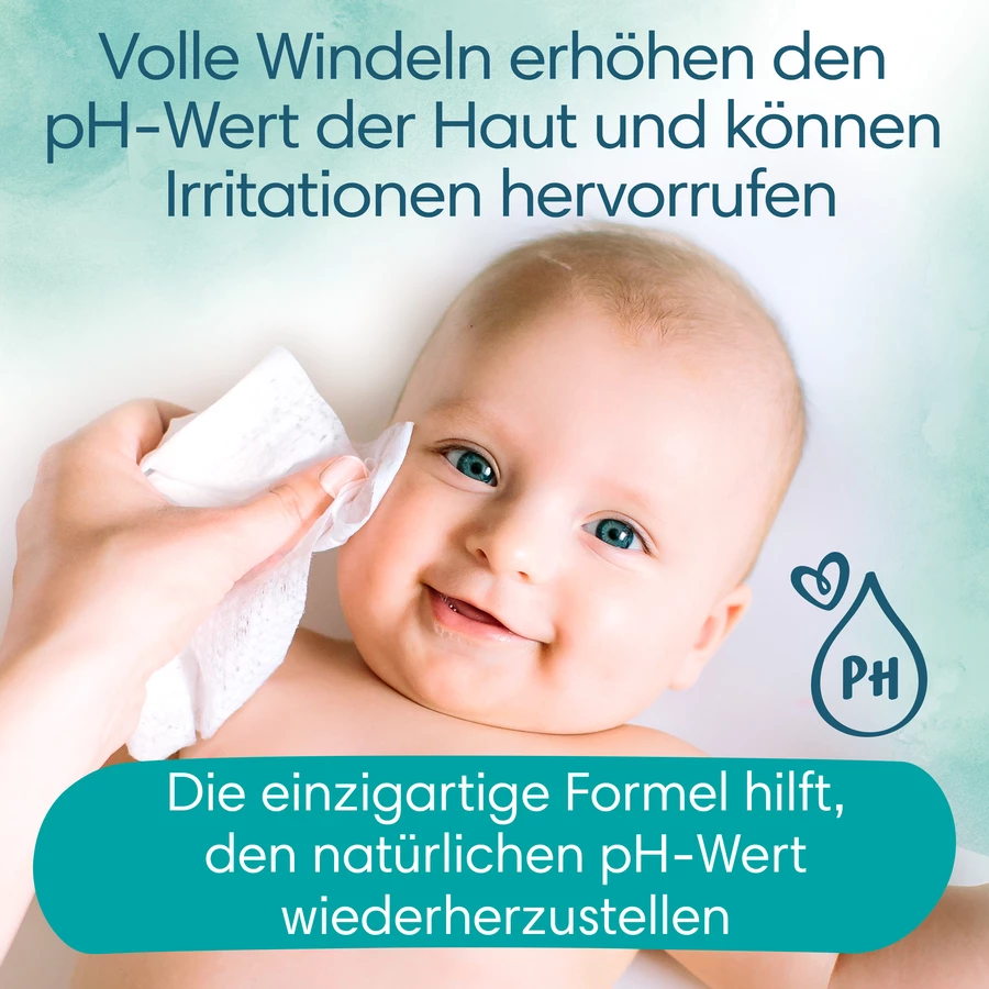 Pampers Feuchttücher Harmonie Protect & Care Calendula, 396 Tücher (9 x 44 Stk)