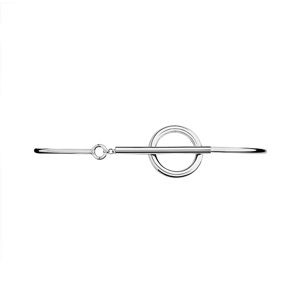 Bracelet Jonc Marie-capucine Argent Blanc