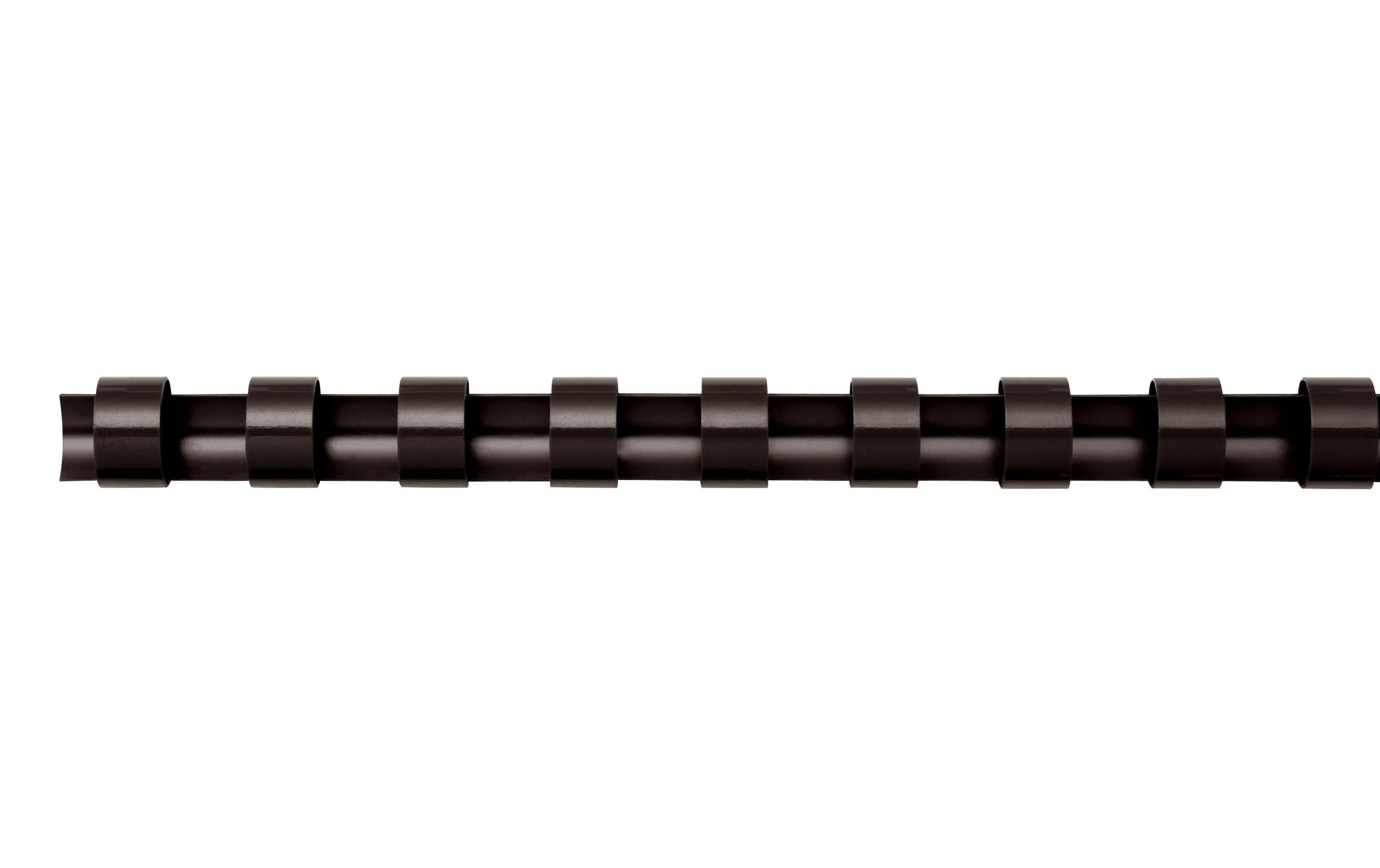 Binderücken 12.5 mm Schwarz, 25 StückUniversell und flexibel