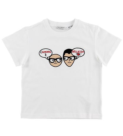 Dolce & Gabbana T-Shirt - DG Family - Weiß