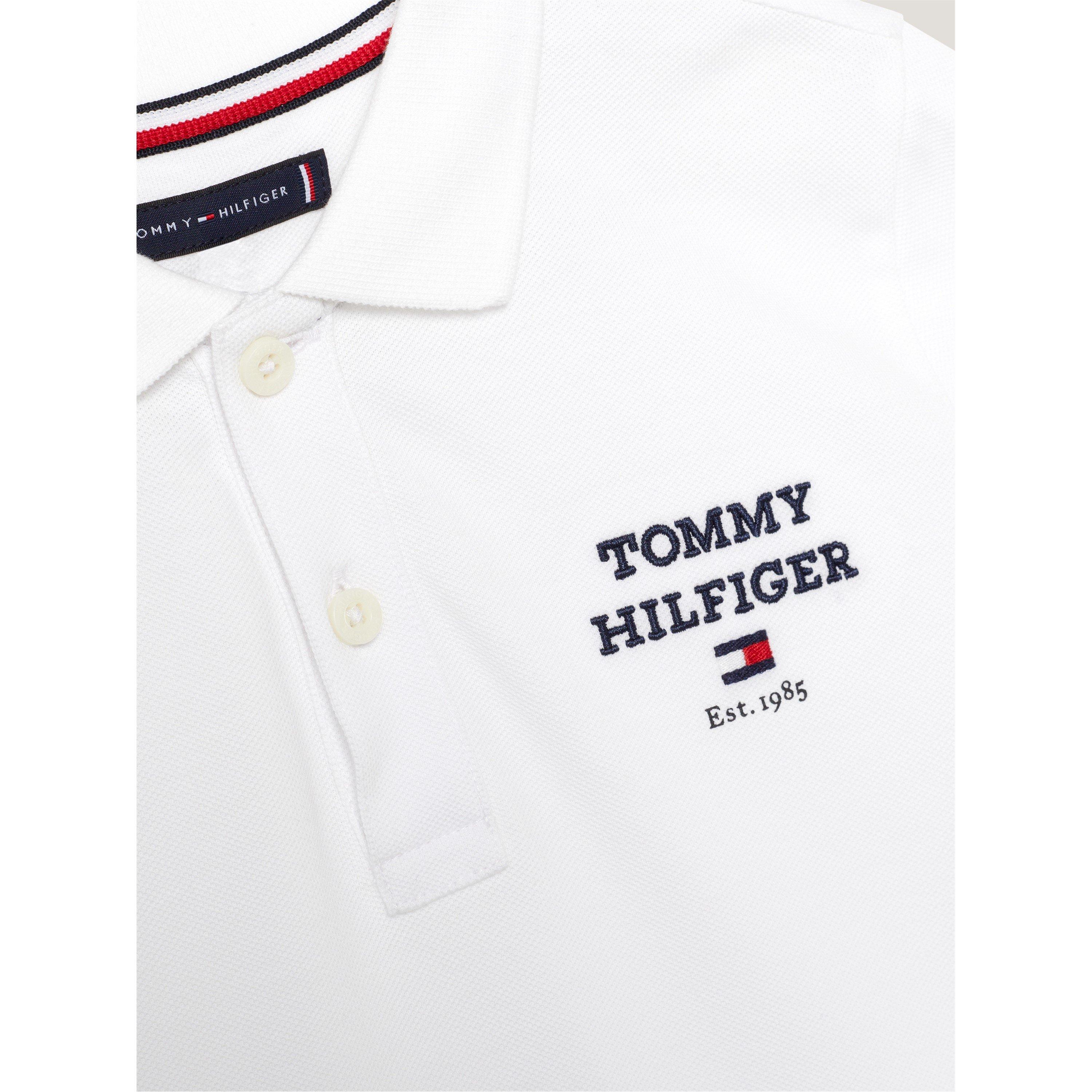 Tommy Hilfiger Logo Polo Short Sleeve Shirt Junior