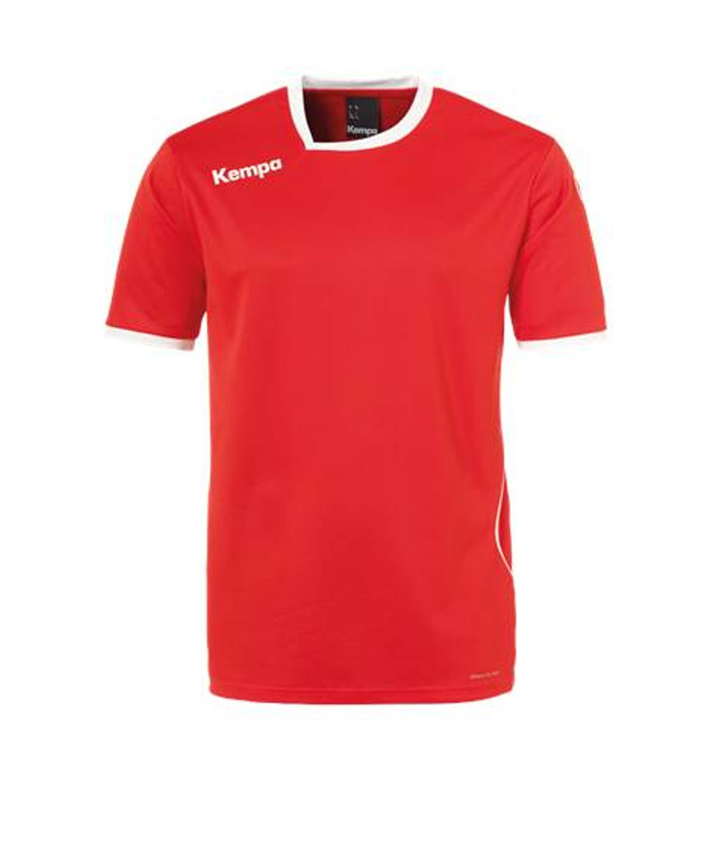 Kempa Curve Trikot T-Shirt Kids Rot Weiss F02