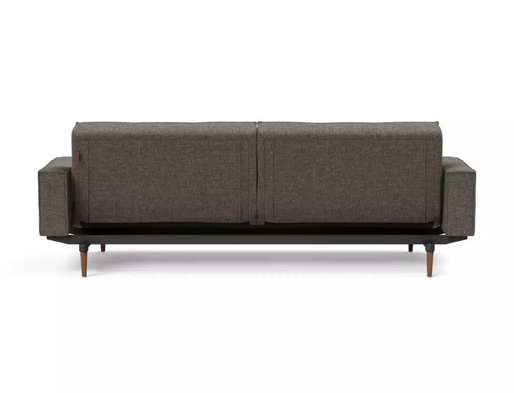 Schlafsofa mit Armlehnen Splitback Styletto dunkel