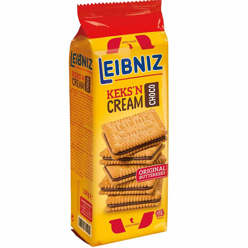 Leibniz Keks´n Cream Choco 228g MHD:1.7.25