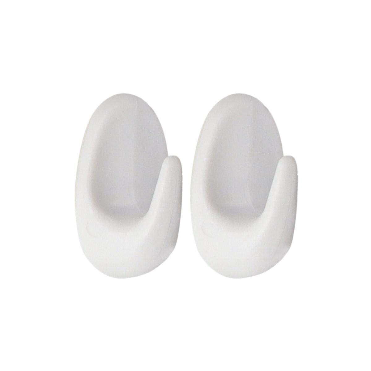 SET 2 CROCHETS 3M BLANC