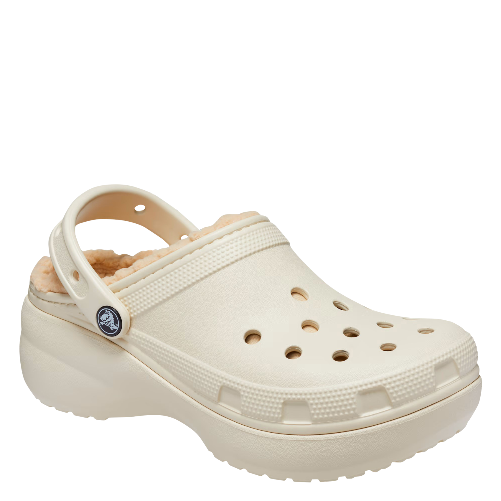 CLASSIC PLATFORM LINED CLOG W - Sabots compensés fourrés | Beige