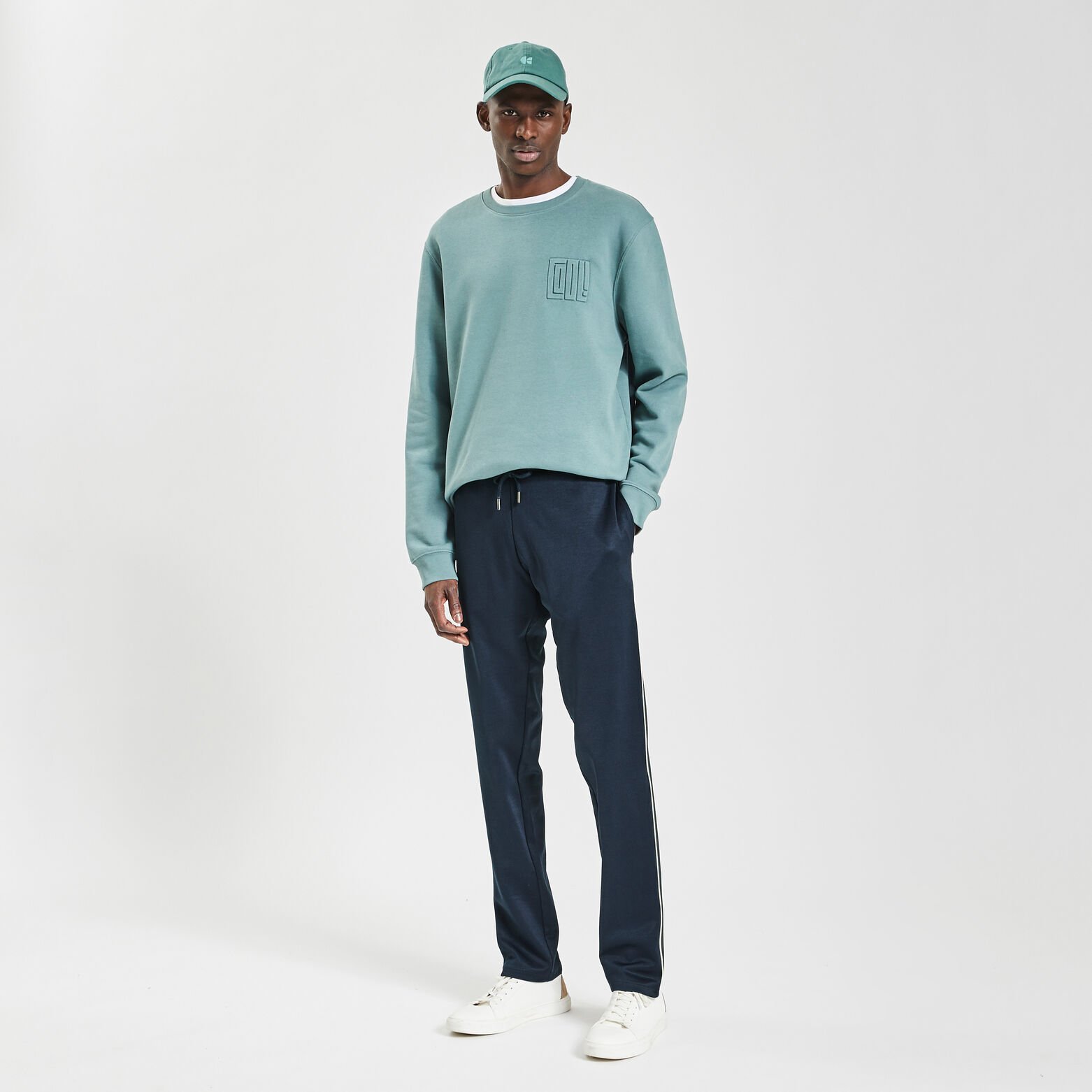 Pantalon de jogging en molleton Bleu foncé
